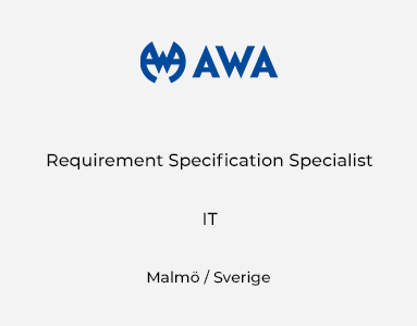 Requirement Specification Specialist