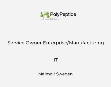 Service Owner Enterprise/Manufacturing